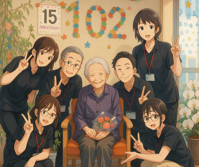 102歳誕生日