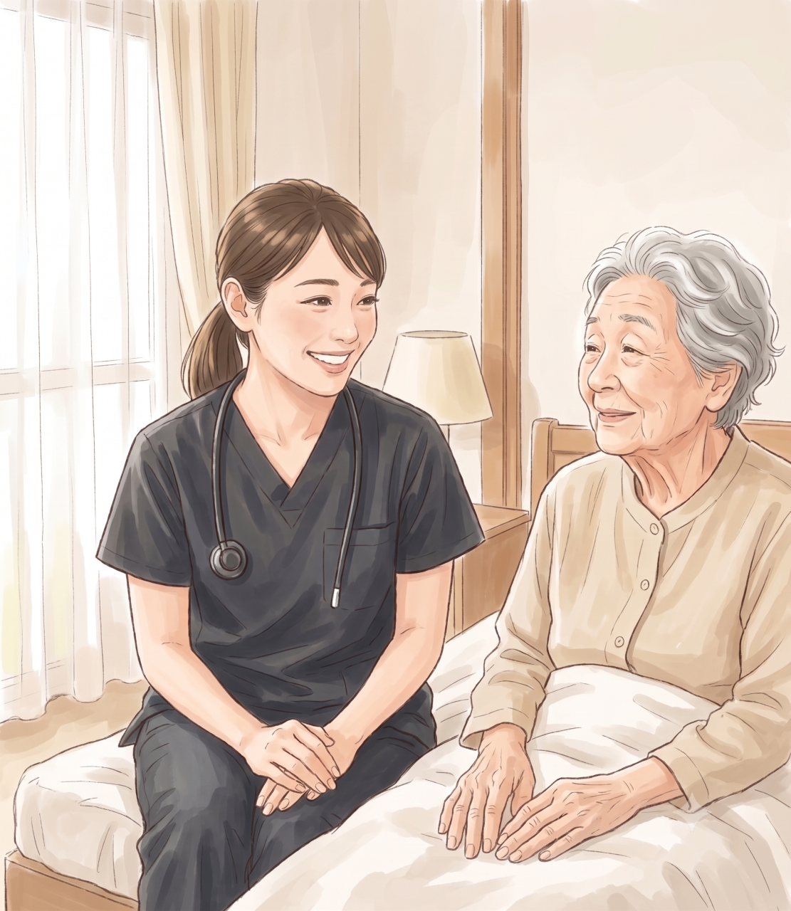 泊まり